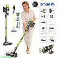 SmartAI V6 bezprzewodowy odkurzacz 65KPA 650W 29.6V 24000mAh 80min czas pracy